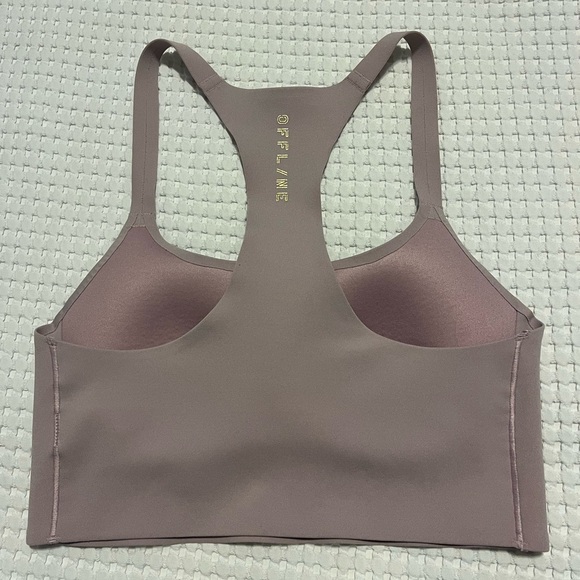 NWOT - OFFLINE BY AERIE - RACERBACK SPORTS BRA - LAVENDER - Picture 3 of 7